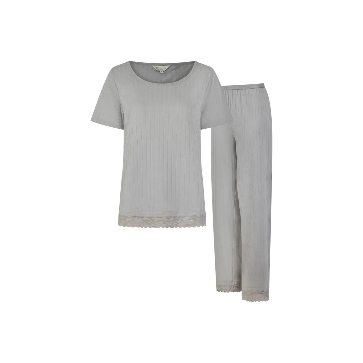 Ted Baker Soft Ribbed Pyjama Set – Relaxed Home Comfort