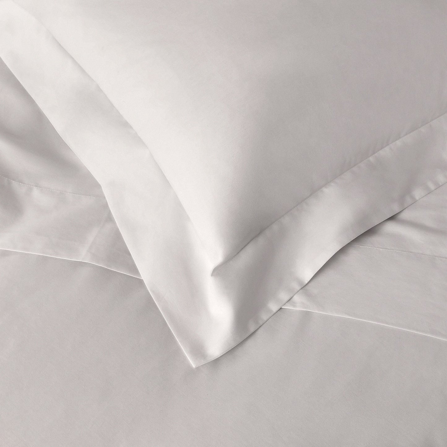 Essentials Egyptian Cotton Duvet Cover – Soft Grey, Double