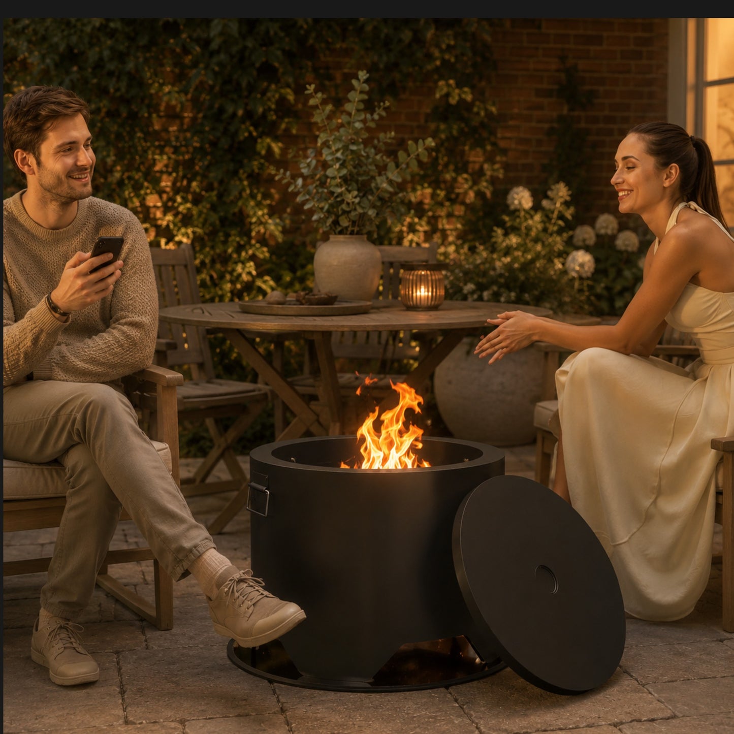 Outdoor Fire Pit – Warm Evenings & Garden Gatherings
