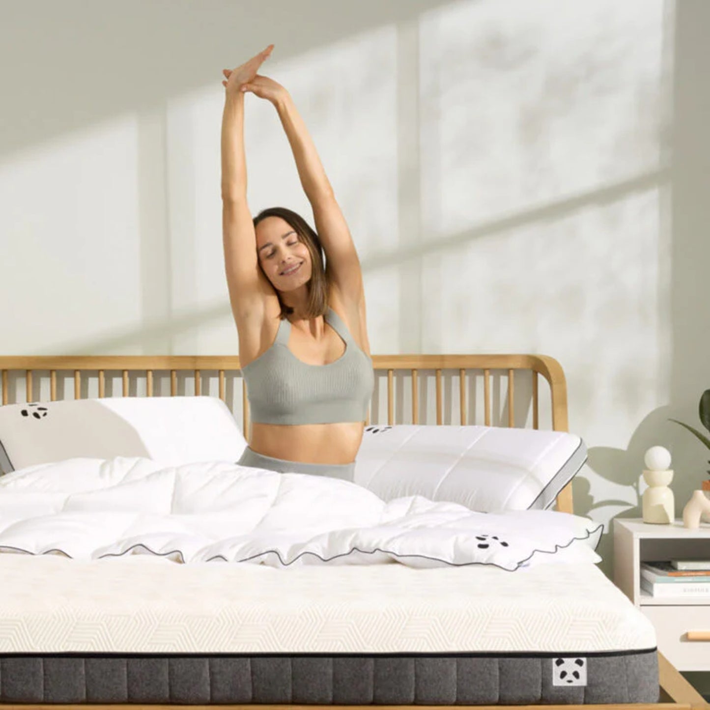 Panda Hybrid Bamboo Mattress – Breathable Natural Comfort & Support