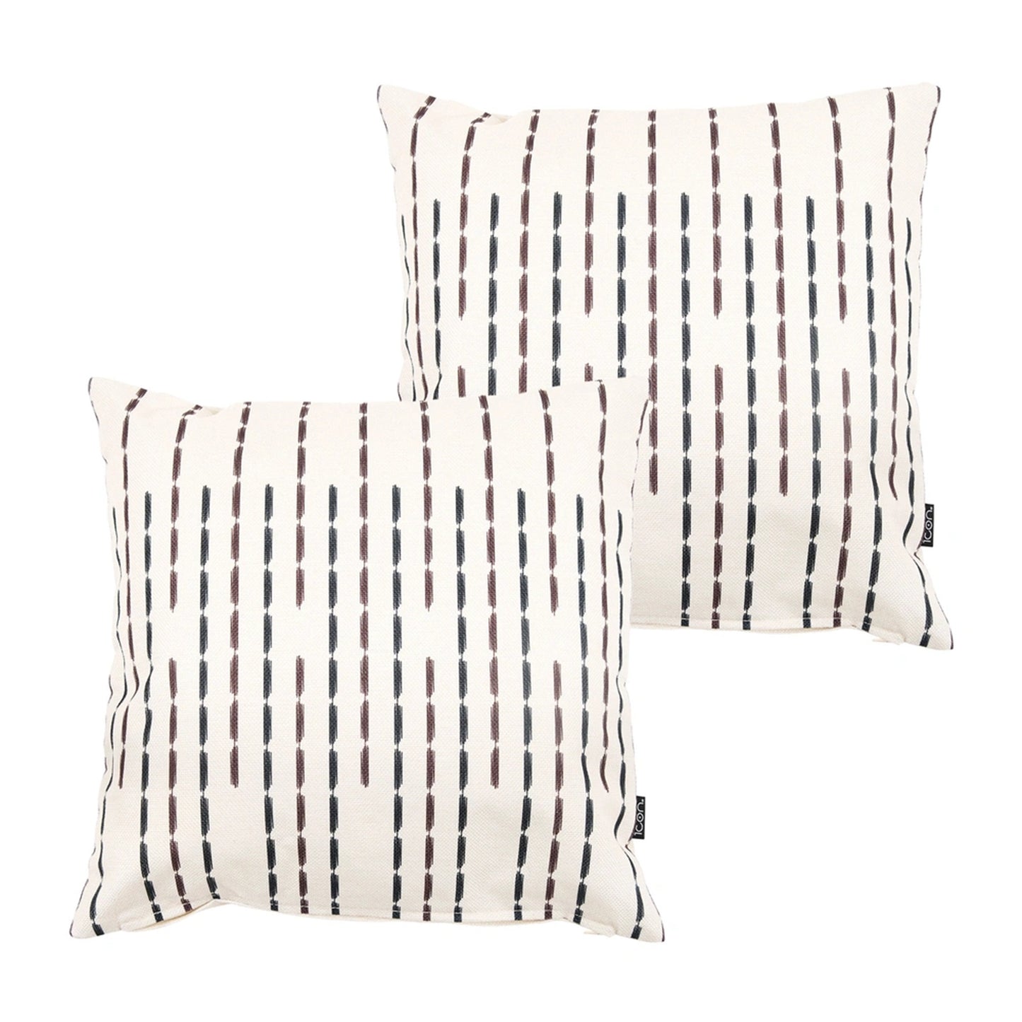 ICON Striped Indoor & Outdoor Cushion Set – Comfortable Outdoor Style