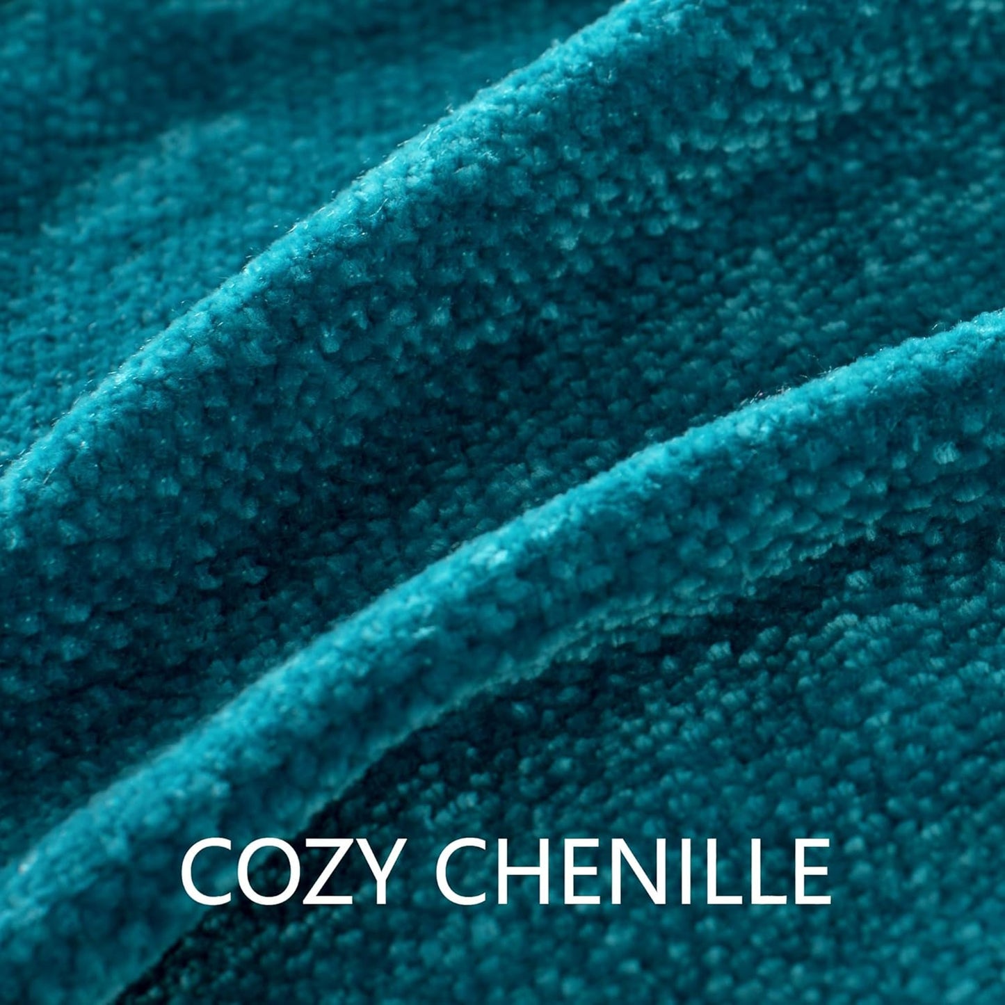 Chenille Throw – Restorative Teal Texture for Calm Living