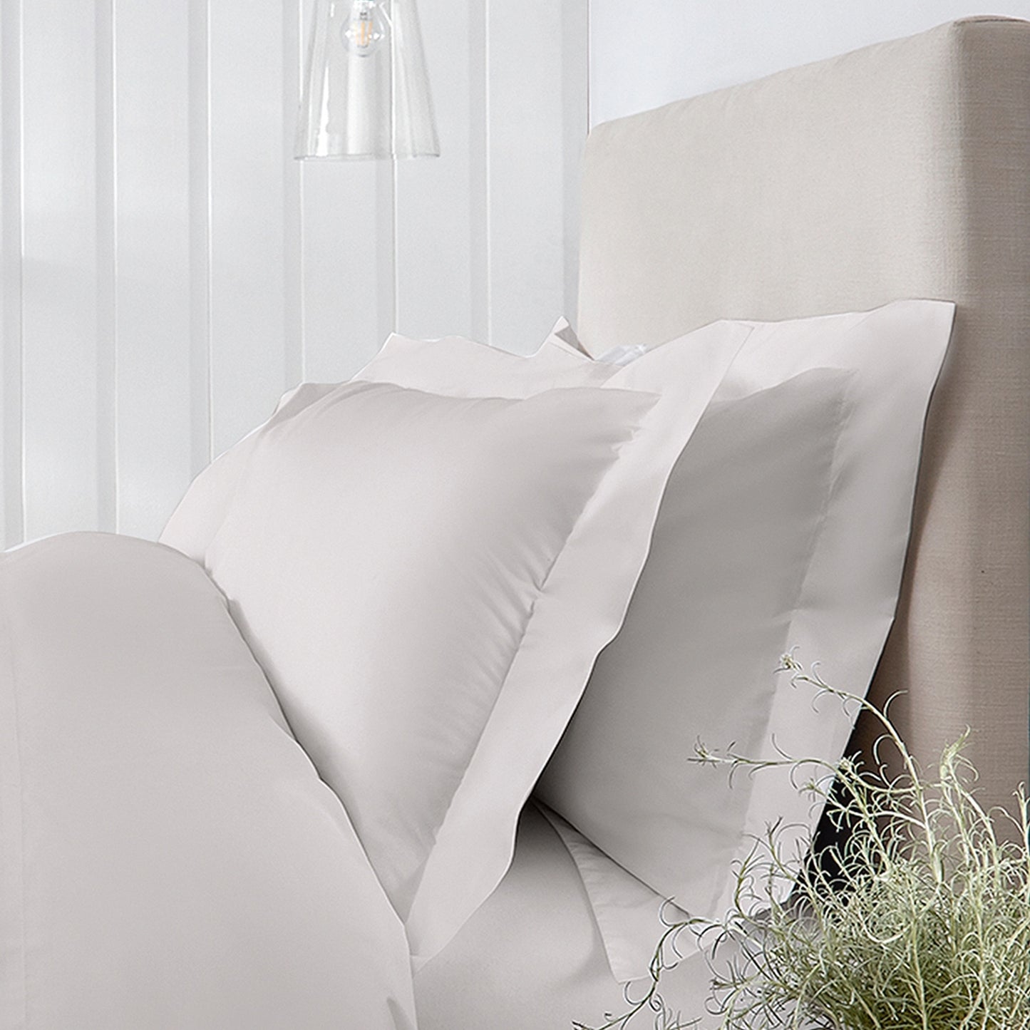 Essentials Egyptian Cotton Oxford Pillowcase – Soft Grey