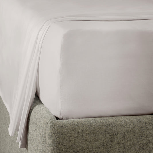 Essentials Egyptian Cotton Deep Fitted Sheet – Soft Grey