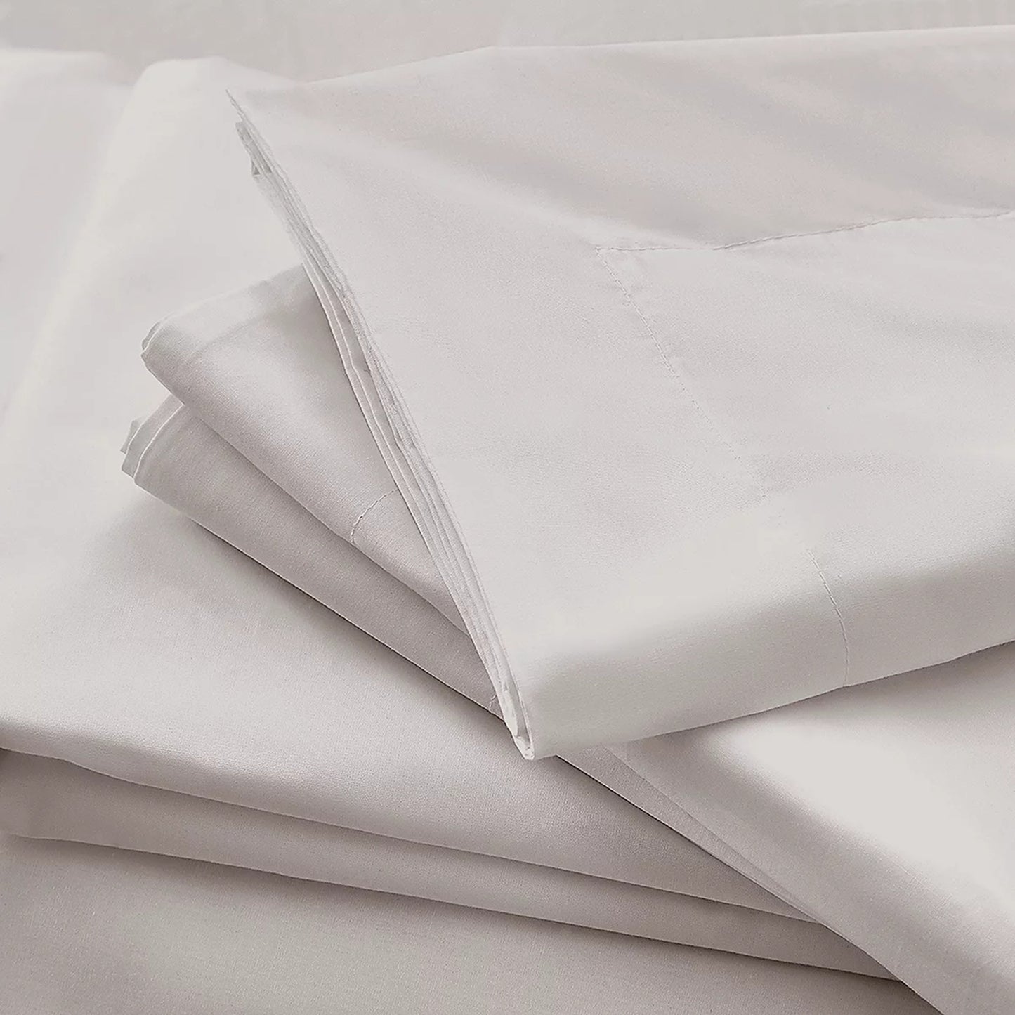 Essentials Egyptian Cotton Flat Sheet – Soft Grey
