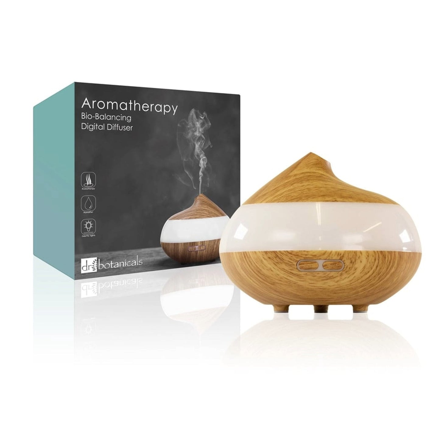 Dr. Botanicals Wooden Aroma Diffuser Clear Panel