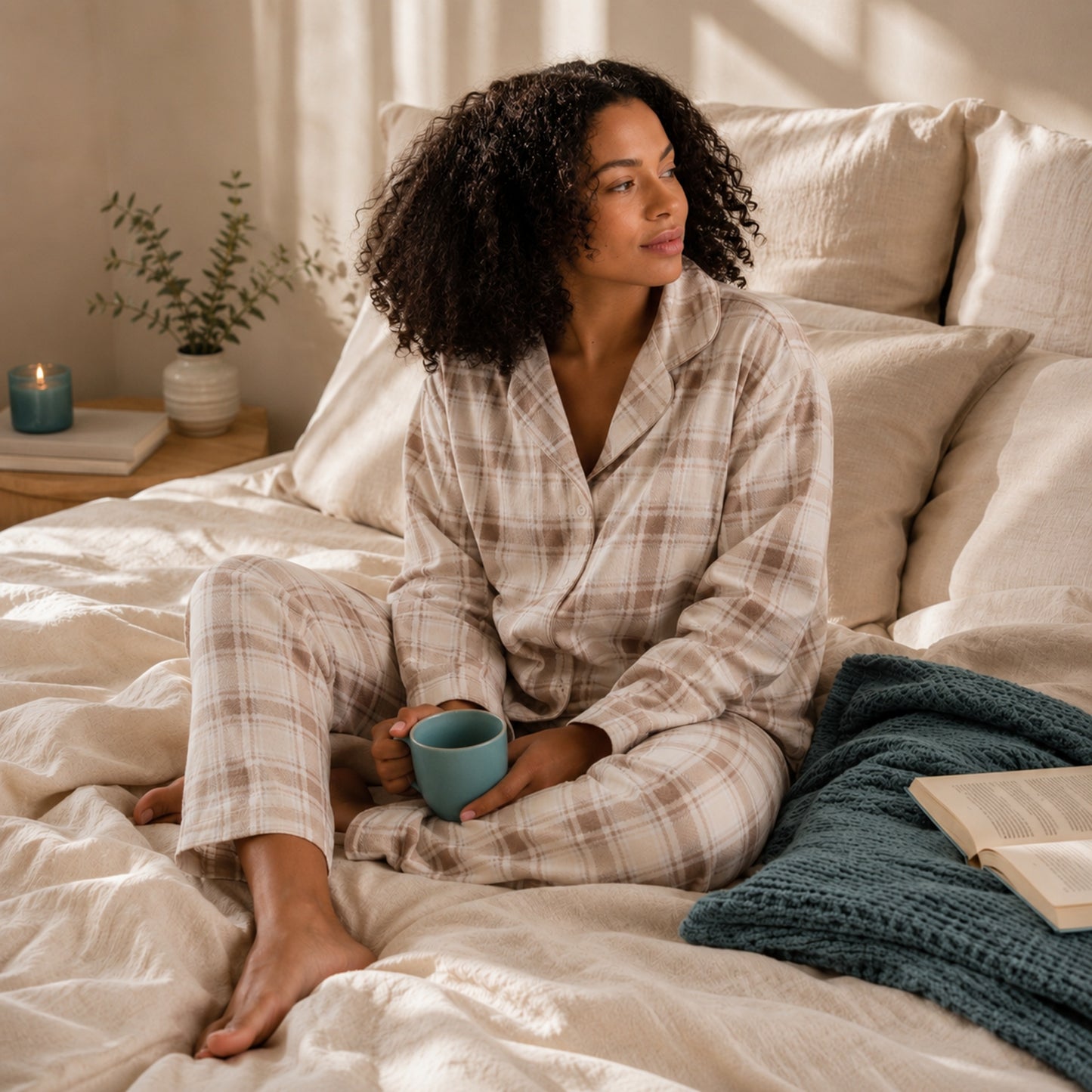 Hunkemöller Polar Fleece Pyjama Set – Soft Cosy Nightwear