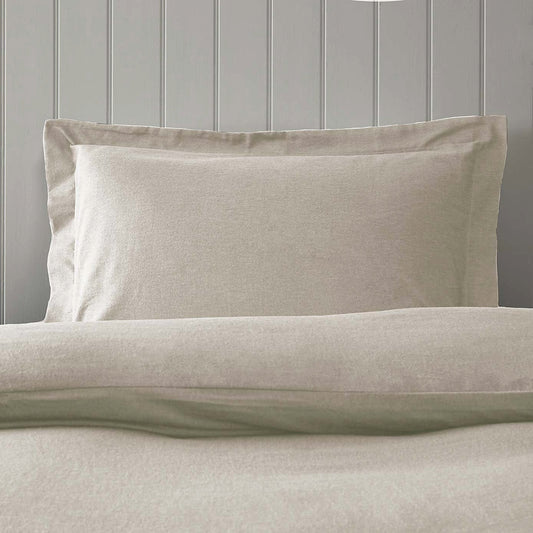 Dreamy Luxury Brushed Cotton Oxford Pillowcase – Natural