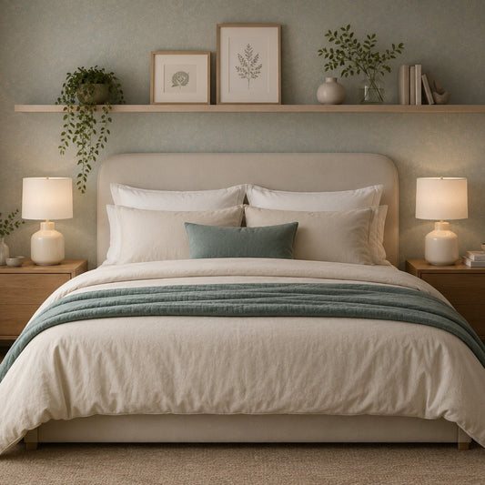 Ceramic Bedside Lamp – Soft Evening Glow