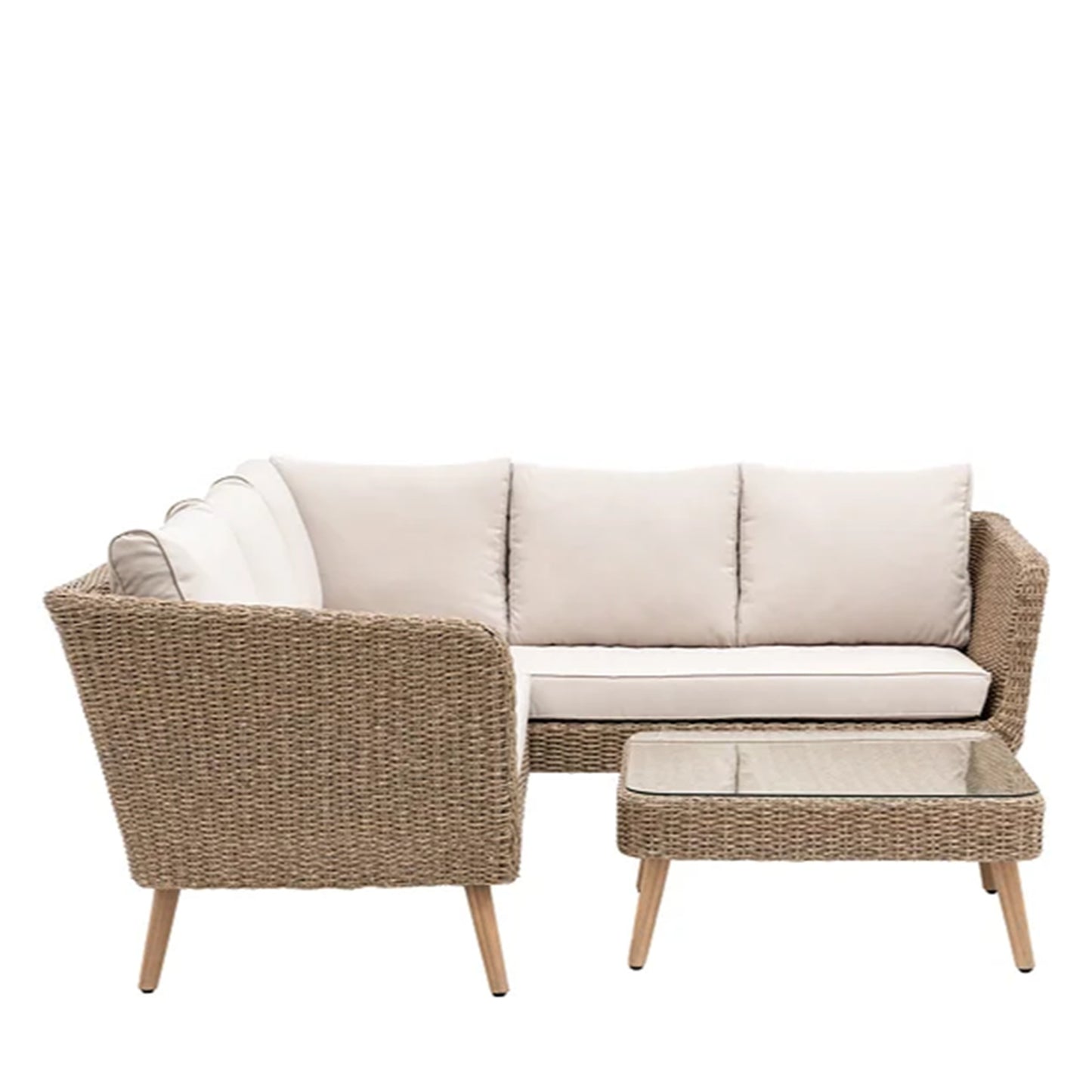 MFI Danbury Wicker Corner Lounge Set – Natural Outdoor Living