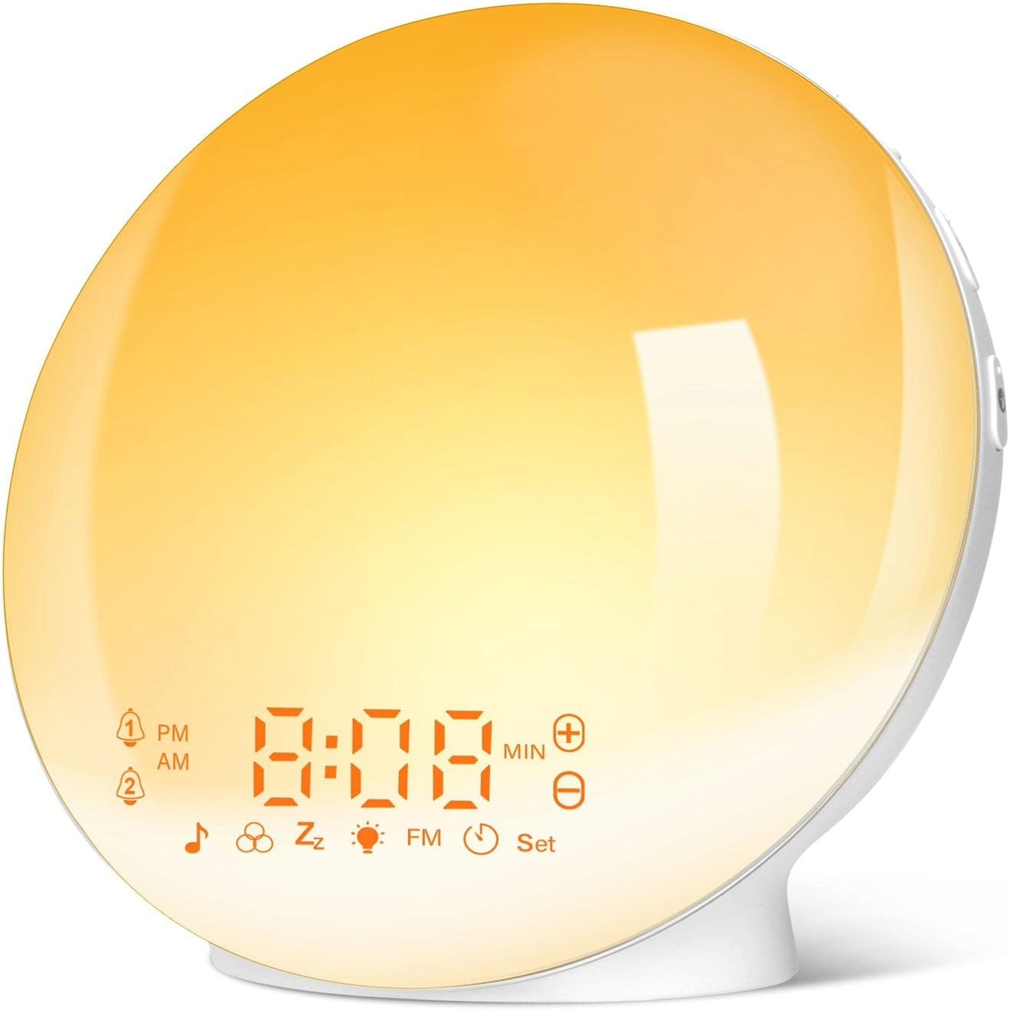 Sunrise Alarm Clock Wake Up Light – Dual Alarm & Colour Night Lamp