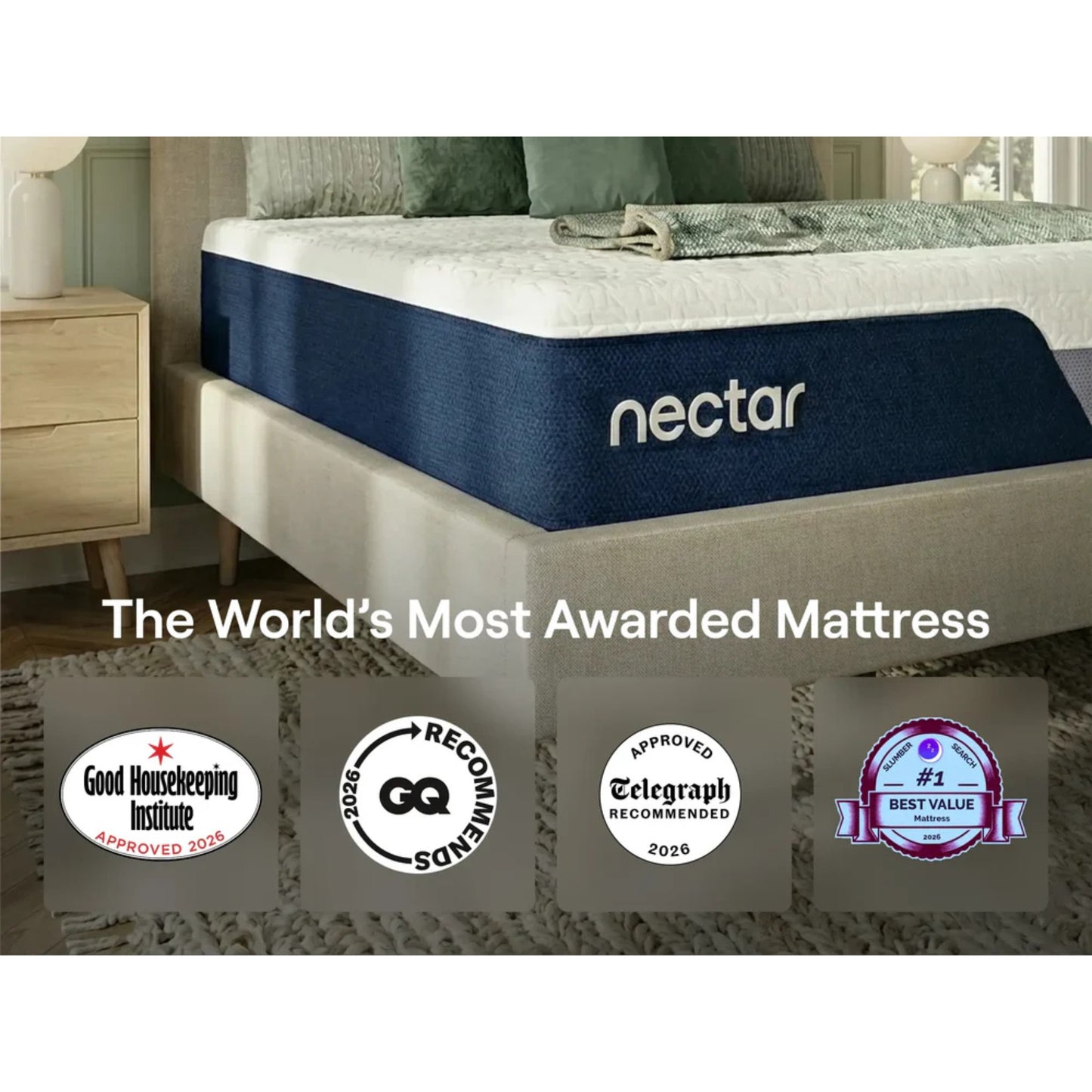 Nectar Memory Foam Mattress – Deep Sleep & Full Body Reset