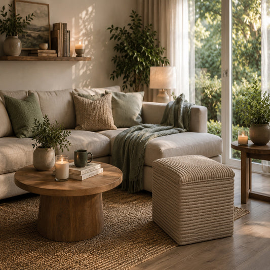 Cord Storage Pouffe – Everyday Ease for Your Home Retreat