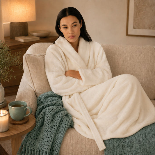 Super Soft Snuggle Robe – Relaxed Morning & Evening Ritual