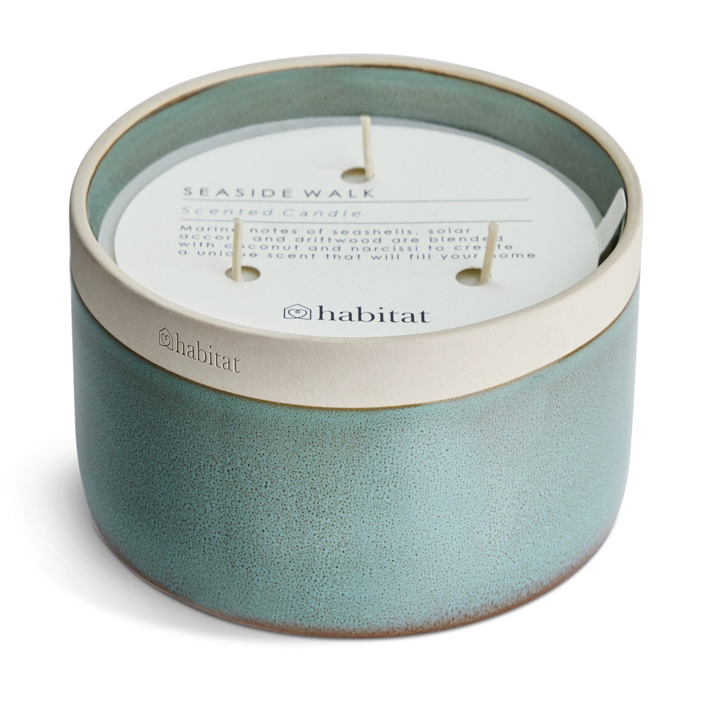 Habitat Seaside Walk Multiwick Candle – Calm Coastal Glow for Evening Reset