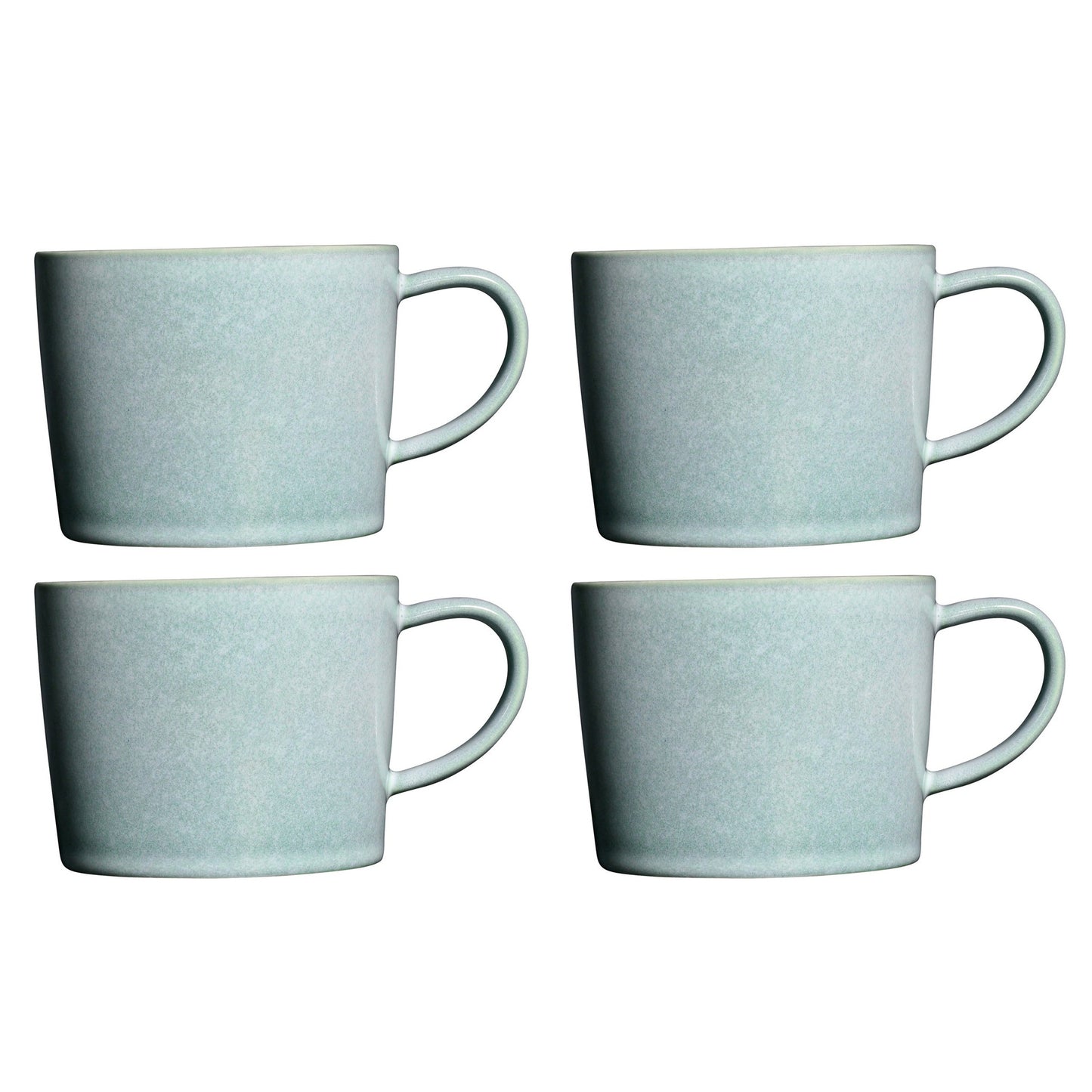 Stoneware Mugs Set of 4 – Teal Coffee Moments