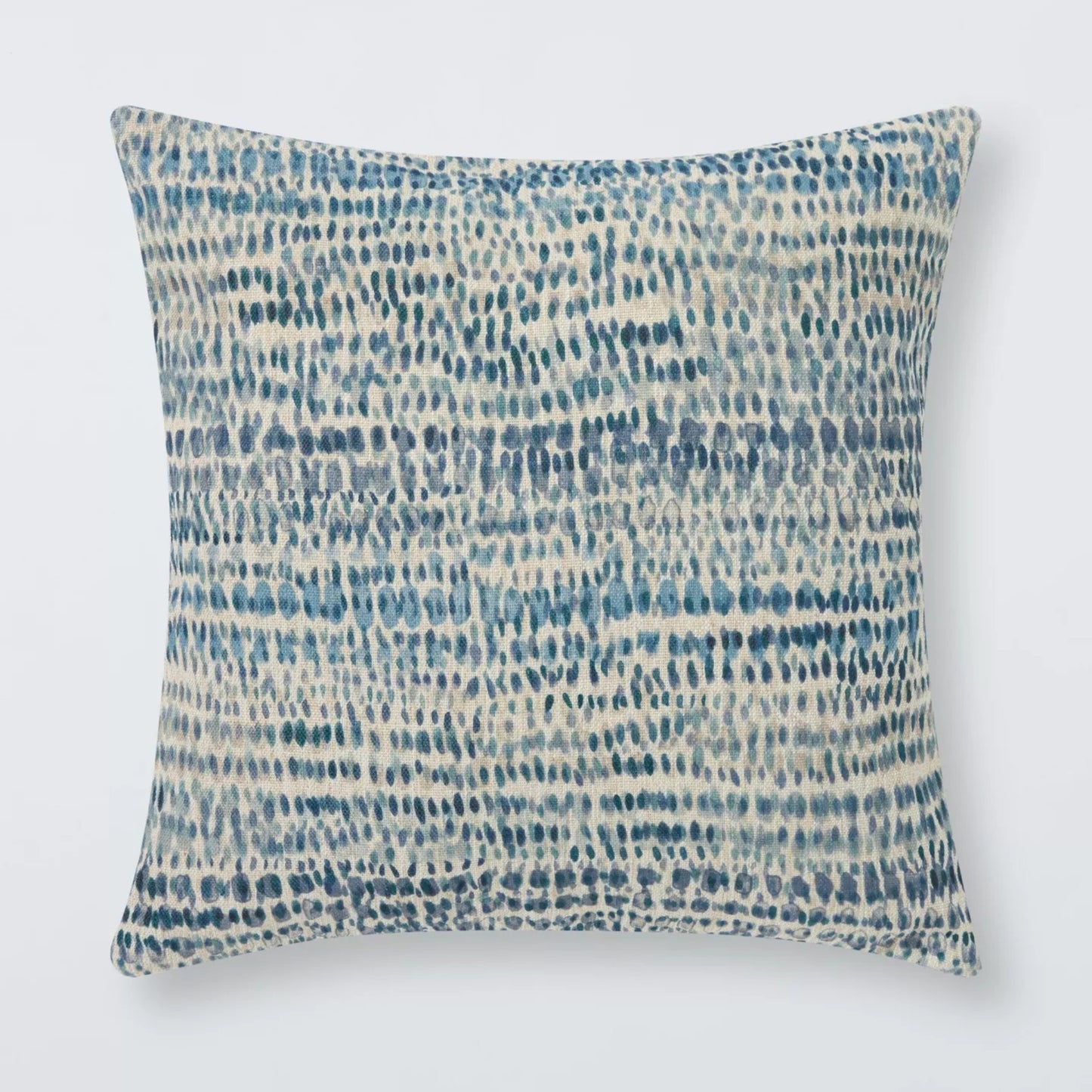 John Lewis Watercolour Abstract Cushion – Blue/Multi